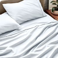 Ensemble de draps de lit OEM refroidissant draps en bambou/ensemble de housse de couette ensemble de literie avec taie d'oreiller