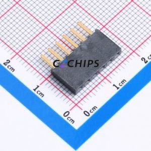 SSW-106-02-G-S Pin Socket Through hole Component (THT),P=2.54mm Connector 2.54mm Square Hole Through Hole Single Row - Product Image 1