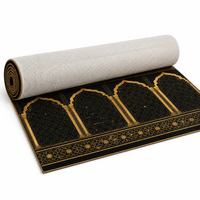 Tapis de mosquée Raschel PP, du mur au mur, économique et durable pour les grands projets de mosquées et centres islamiques