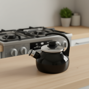 KARL KRGER Triest 2 L Enamelled Whistling <b>Kettle</b> For Stovetop Use - Product Image 3