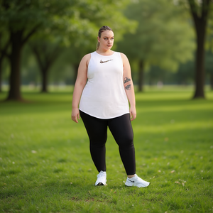 Pantalon de sport Nike One Lux 7/8 pour femme, taille XL, en spandex et polyester, coupe ample, toutes saisons, couleur unie, pull à col rond - Product Image 2