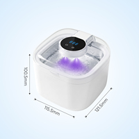 Nettoyeur ultrasonique dentaire électrique GT-M5 45KHz en acier inoxydable 350ML portable pour bijoux dentaires et usage domestique/automobile