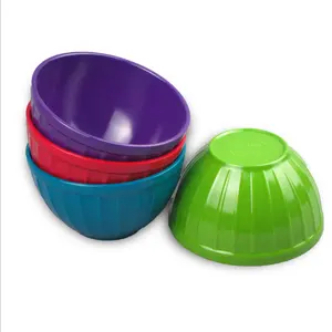 Đồ Dùng Gia Đình Màu Trắng Rắn Sử Dụng Hàng Ngày 100% Bát Salad Melamine Có Tay Cầm