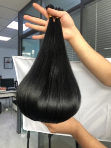 New <strong>Design</strong> Premium 20 INCH 100% Human Remy Hair Straight Brazilian Hair Wig Virgin Hair Extensions Hand Tied <strong>Weft</strong> - Product Image 3