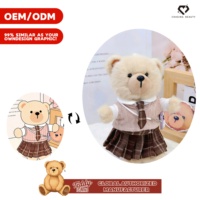 Teddy ISLAND – Vente en gros sous licence mondiale de jouets en peluche, poupées de mode en polyester, ensembles de vêtements personnalisés unisexes