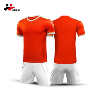 定制高品质全套足球服快干升华足球服专业3D足球服出厂价格
