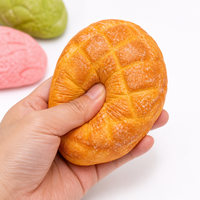 Jouet Squishy Ovale en forme de Melon à Montée Lente, Effet Craquelé, Motifs Assortis, Anti-Stress, Cadeau de Bureau