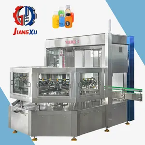 Jiangxu เครื่องซักขวดแบบหมุนปรับแต่งได้สำหรับไวน์เหล้าน้ำผลไม้ขวดแก้วเครื่องซักผ้าอัตโนมัติ Pro