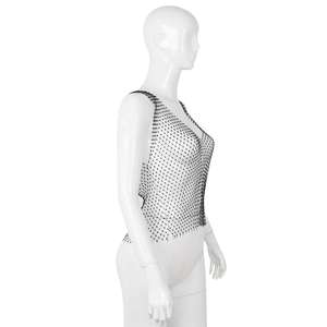IJzeren sexy kuisheidsbroek kettingriem bondage ondergoed bodysuit lingerie metalen korset - Product Image 3