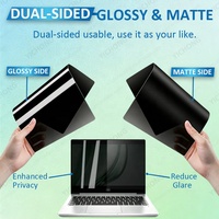 Protection d'écran de confidentialité pour ordinateur portable HP de 13,3 pouces 16:10, anti-espion, anti-reflets, filtre d'écran anti-regard indiscret amovible