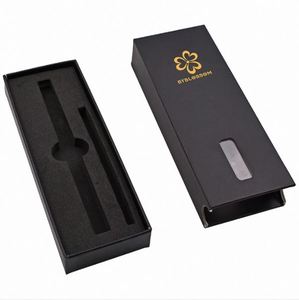 Custom Printed Child Resistant Rolled Storage Box 0.5-1ml Child Resistant Packaging Box With <b>Window</b> Rigid Box - Product Image 3