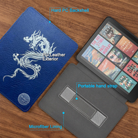 Étui pour Kindle en cuir PU avec logo métallique gravé au laser, personnalisé pour Kindle Paperwhite 2024 12e génération, idéal pour les cadeaux d'entreprise