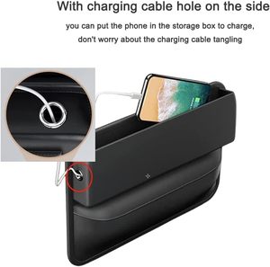 2er-<span class=keywords><strong>Pack</strong></span> Multifunktionale Aufbewahrung Auto-Zubehör Lückenfüller Auto-Sitz Seitenorganizer - Product Image 3