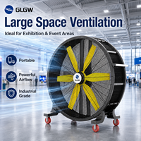 Großhandel Elektrischer Industrieller Luftfahrt-Plastikflügel Mobiler Zylinder Permanentmagnet Bürstenloser Axialventilator OEM ODM 220V