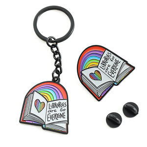 Esmalte suave pequeño arco iris <span class=keywords><strong>de</strong></span> niños mini nota <span class=keywords><strong>libro</strong></span> llavero - Product Image 4