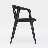 Chaise de salle à manger en bois moderne et minimaliste, personnalisée, de luxe, avec dossier, pour salle à manger, salon, chambre, hôtel, maison, bureau