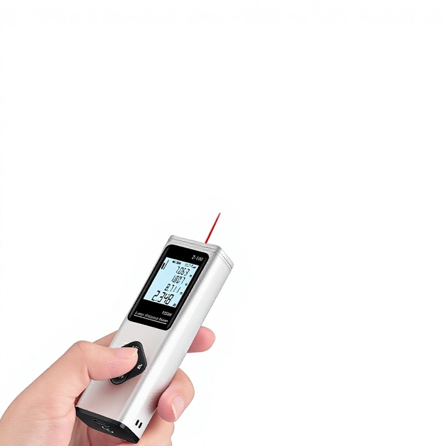 Zhenbing Handheld Laser Rangefinder 3-in-1 Infrared Measuring Ruler High-Precision Indoor Measurement Tool