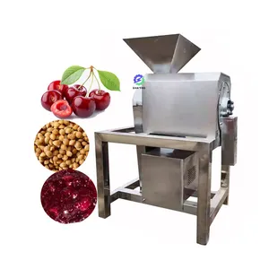 Ad alte prestazioni macchina struttura forte per la polpa di frutta ciliegia rosso bayberry carotaggio macchina spappolatura per la vendita