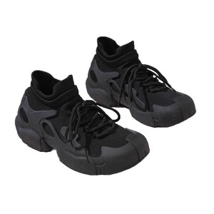 Zapatillas Deportivas Transpirables de Tejido Volador para Mujer, Estilo Mecha, con Plataforma y Aumento de Altura - Product Image 5