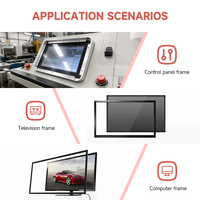 Cadre en aluminium industriel pour écran d'affichage électronique LED Panneau publicitaire Éclairage Fabrication de profilés en aluminium