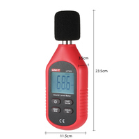 Mini-niveau de son portatif UT353, Instrument de mesure du bruit, 30 à 130db, testeur de voix numérique, moniteur et Instrument de test