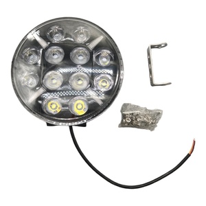 อะไหล่ระบบไฟรถบรรทุกคุณภาพสูง ไฟสปอร์ตไลท์ LED สีเหลืองอำพัน ขนาด 9 นิ้ว รูปทรงกลม 24V A05 สำหรับรถบรรทุกทั่วไป - Product Image 3