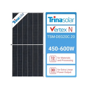 แผงโซลาร์เซลล์ Trina N Type PERC Bifacial Dual Glass Monocrystalline PV Module กำลังไฟ 400w 500w 585w 590w 595w 600w 605w ลดราคาพิเศษ - Product Image 1