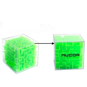 Jouets transparents en plastique 3D Cube labyrinthe cristal Puzzle pour enfant Puzzle magique avec Logo vente en gros - Product Image 3