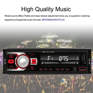 Reproductor MP3 para coche 1DIN con USB, tarjeta TF, radio FM, pantalla LCD y control remoto. Alta calidad de fábrica. - Product Image 5