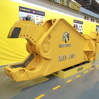 Cisaille hydraulique MONDE pour excavatrice, cisaille à lame flexible pour la découpe de métaux et d'acier, pour excavatrices de 3 à 20 tonnes, garantie 1 an
