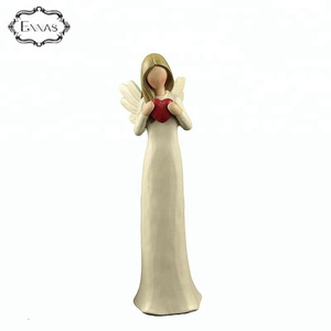 Della resina Del Cuore di Madre Fata Angelo Figurine Della Resina Del Cuore Fata Angelo - Product Image 4
