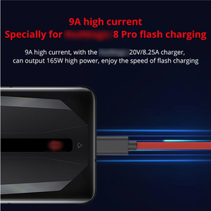 Großhandel 9A PD Schnellladekabel180W 165W 120W Für Nubia für Red Magic 8 <span class=keywords><strong>Pro</strong></span> 8 7 7S Z40 Z40S <span class=keywords><strong>Pro</strong></span> <span class=keywords><strong>6s</strong></span> Typ C bis USBC Neo Charge - Product Image 6