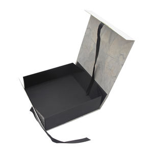 Boîtes cadeaux magnétiques écologiques de luxe de haute qualité avec laminage mat, gaufrage, emballage en carton rigide personnalisé pour cadeaux - Product Image 2