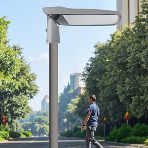 Sunle SLR10 150W 120 Adjustable Beam Angle IP65 <strong>LED</strong> Street <strong>Light</strong> with Auto-On Night Function Remote Control CE ROHS Certified - Product Image 1