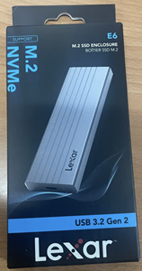 Lexar E6 Aluminium NVMe 10 Gbit/s M.<span class=keywords><strong>2</strong></span> Tragbares Festplatten gehäuse mit Typ C 3.<span class=keywords><strong>2</strong></span>-Schnittstelle für externe SSD - Product Image 5