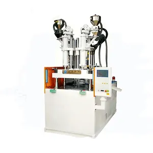 Machine de moulage par injection rotative bicolore pour matériaux