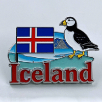 Aimant de réfrigérateur en résine 3D de haute qualité, carte du drapeau d'Islande, aimant de réfrigérateur souvenir touristique personnalisé pour la décoration de la maison, vente en gros