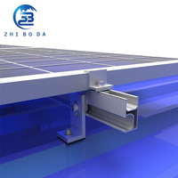 Système de montage solaire ZhiBoDa pour support photovoltaïque sur le toit Fixation complète et installation flexible