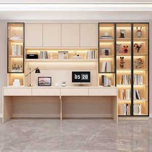 Ganzhaus Fabrik angepasst moderne Wand montage höhen verstellbare Holz Home Office Wohnzimmer Bücherregal Schrank Schreibtisch - Product Image 3