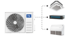Sistema de Aire Acondicionado Multizona Split de 6HP, 220V, 50Hz, VRF, R410A, Clase de Ahorro Energético, Uso Doméstico y Comercial, Capacidad Multizona, Ideal para - Product Image 4
