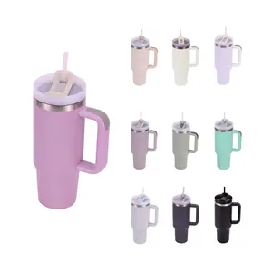 40oz Vacuum Double Wall Insulated Water Bottle For Sports Quencher H2.0 Stainless Steel Tumbler