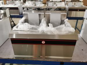 Friteuse électrique professionnelle à double cuve et double panier 16L, 5.6KW, pour frites, poulet, <span class=keywords><strong>poisson</strong></span>, snack-bars et restaurants - Product Image 1