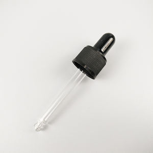 ODM fornitore di plastica contagocce pipetta oro argento siero contagocce tappo a vite con paglia di vetro goccia di plastica - Product Image 1