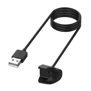 Câble de charge USB léger noir de 3,3 pieds (1 m) de long, câble de remplacement pour chargeur USB pour <span class=keywords><strong>Samsung</strong></span> <span class=keywords><strong>Galaxy</strong></span> <span class=keywords><strong>Fit</strong></span> <span class=keywords><strong>E</strong></span> SM-R375 - Product Image 1