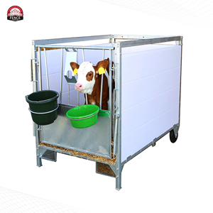 Nouvel équipement d'élevage de cage de maison de veau de condition pour des fermes d'élevage - Product Image 5
