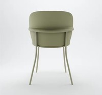Chaise de salle à manger empilable en plastique PP durable, imperméable, de conception nouvelle 2026, fabriquée sur mesure