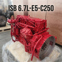 Moteur diesel 6 cylindres ISB6.7 E5 C250 6.7L 185kW Euro5 importé de qualité supérieure pour chargeuse de chantier de 5 tonnes
