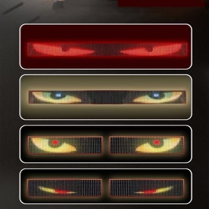 Panel de Pantalla LED Flexible RGB Programable Personalizado de 1m 2m con <span class=keywords><strong>Ojos</strong></span> de <span class=keywords><strong>Demonio</strong></span> y Luz Intermitente para Camiones, Autos, Todoterrenos y SUV - Product Image 3