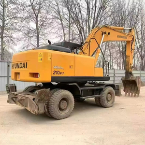 Excavatrice d'occasion de marque réputée HyundaIi 210w-7, excavatrice sur roues, de haute qualité et à bas prix, à vendre - Product Image 1