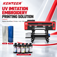 Imprimante DTF UV Kenteer 60 cm à 3 têtes I3200, machine d'impression de stickers et étiquettes en rouleau